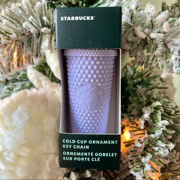 ❄️STARBUCKS Lilac Studded Ornament - Keychain